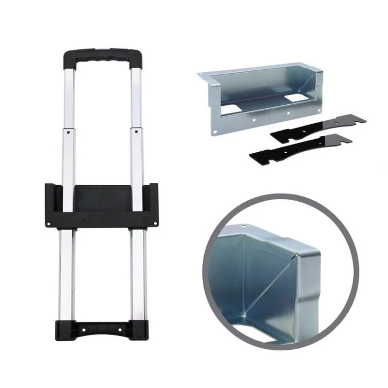 ADAM HALL 3476033 ASA TELESCOPICA ESCAMOTEABLE 2 EXTENSIONES, CINC Y BASE CON PASO PERFIL