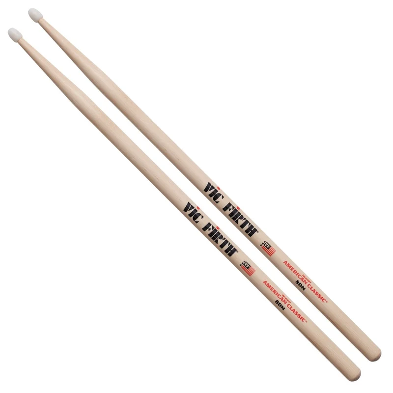 VIC FIRTH 8DN JAZZ NYLON PAR BAQUETAS