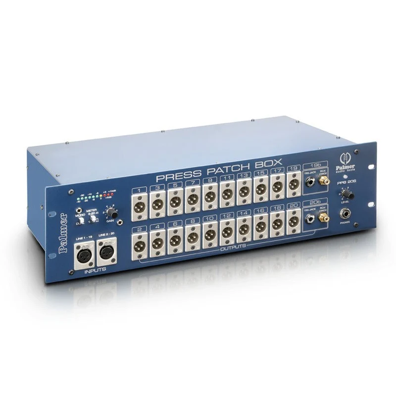 PALMER PPB20S DISTRIBUIDOR DE PRENSA 10 CANALES ESTEREO 20 MONO