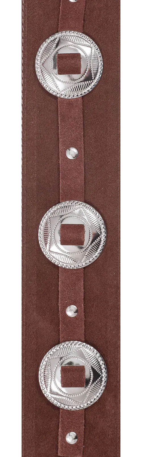 PLANET WAVES 25SSC01 CORREA DEC LEATHER CONCHOS BROWN