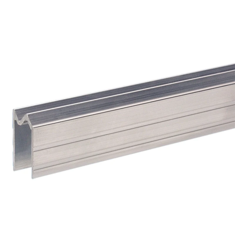 ADAM HALL 6102-ALT PERFIL HIBRIDO DE ALUMINIO PARA PERFIL DE TAPA 7 MM SIN BISEL