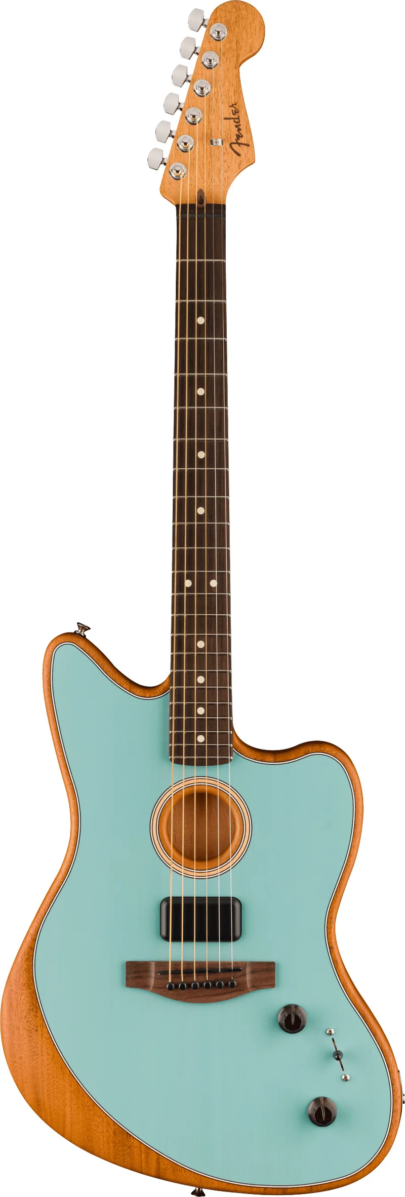 FENDER ACOUSTASONIC PLAYER JAZZMASTER RW GUITARRA ELECTROACUSTICA ICE BLUE