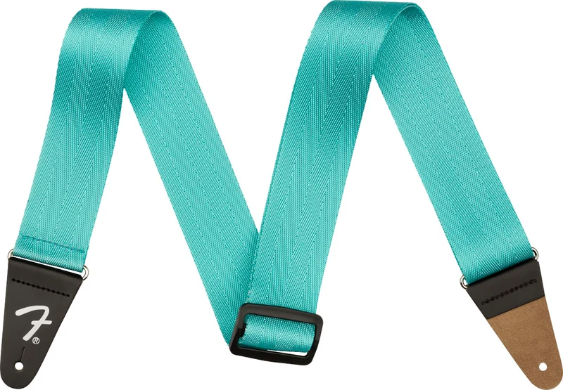 FENDER 0990642019 AMERICAN PROFESSIONAL SEAT BELT STRAP CORREA GUITARRA MIAMI BLUE