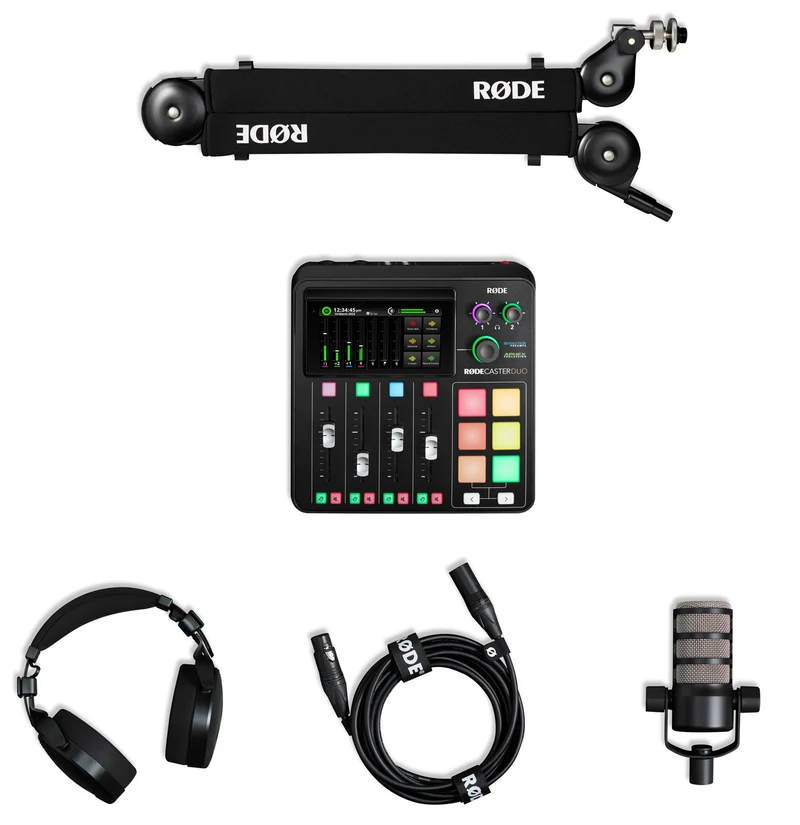 RODE -PACK1- PODCASTING RODECASTER DUO PARA UNA PERSONA