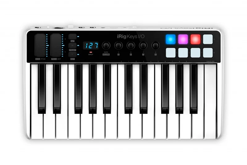 IK MULTIMEDIA IRIG KEYS IO25 TECLADO CONTROLADOR 25 TECLAS CON INTERFAZ DE AUDIO