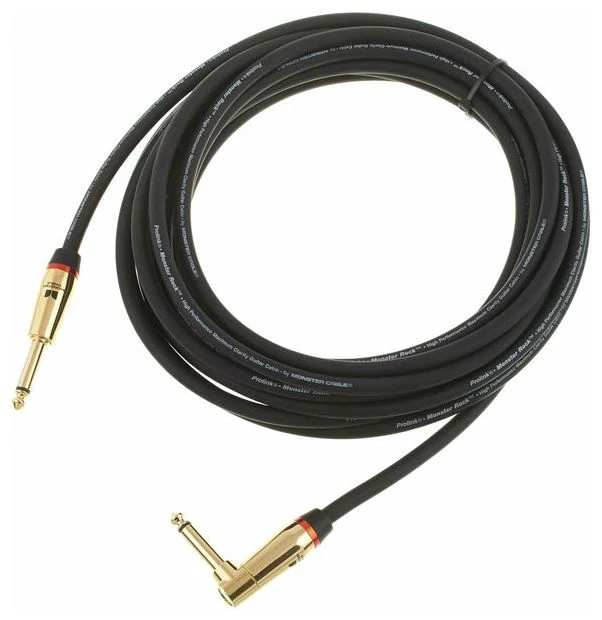 MONSTER M ROCK2-21A PROLINK ROCK CABLE INSTRUMENTO JACK RECTO ACODADO 6.4 METROS