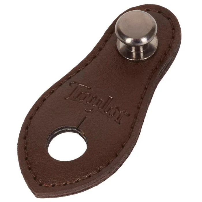 TAYLOR TSL-05 REF4504 TAYLOR LEATHER STRAPLINK OUTPUT JACK ADAPTADOR CORREA CHOCOLATE BROWN