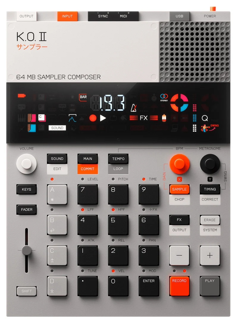 TEENAGE ENGINEERING EP-133 KO SAMPLER CON SECUENCIADOR Y EFECTOS