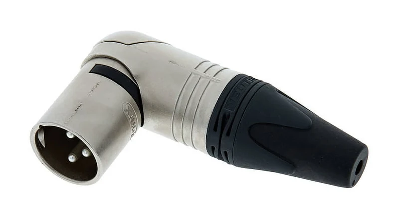 ADAM HALL NC3MRX CONECTOR XLR NEUTRIK 3 PINS MACHO ANGULADO