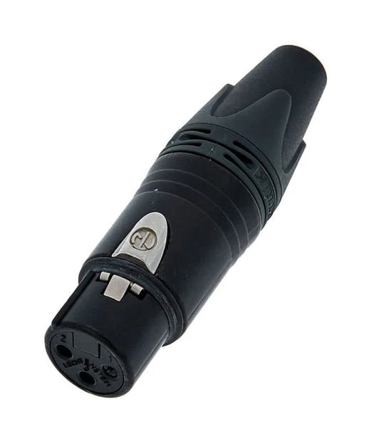 ADAM HALL NC3FXXBAG CONECTOR XLR NEUTRIK 3 PINS CONECTOR HEMBRA NEGRO