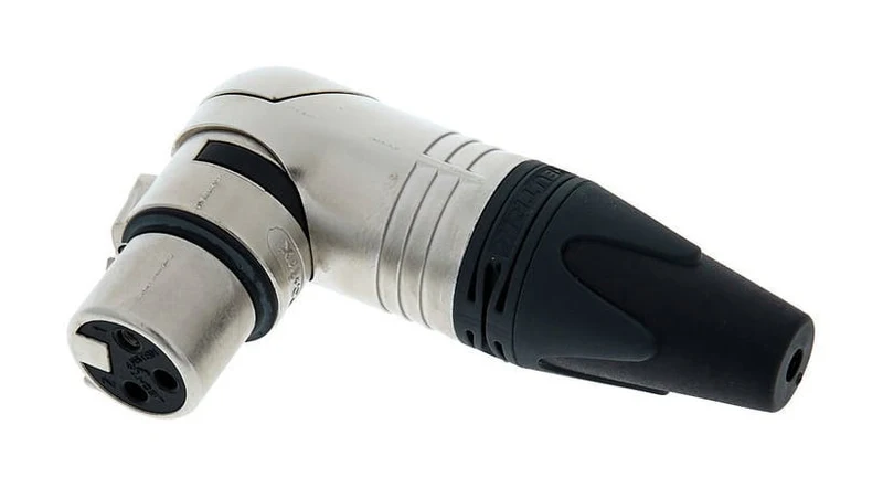 ADAM HALL NC3FRX CONECTOR XLR NEUTRIK 3 PINS HEMBRA ANGULADO