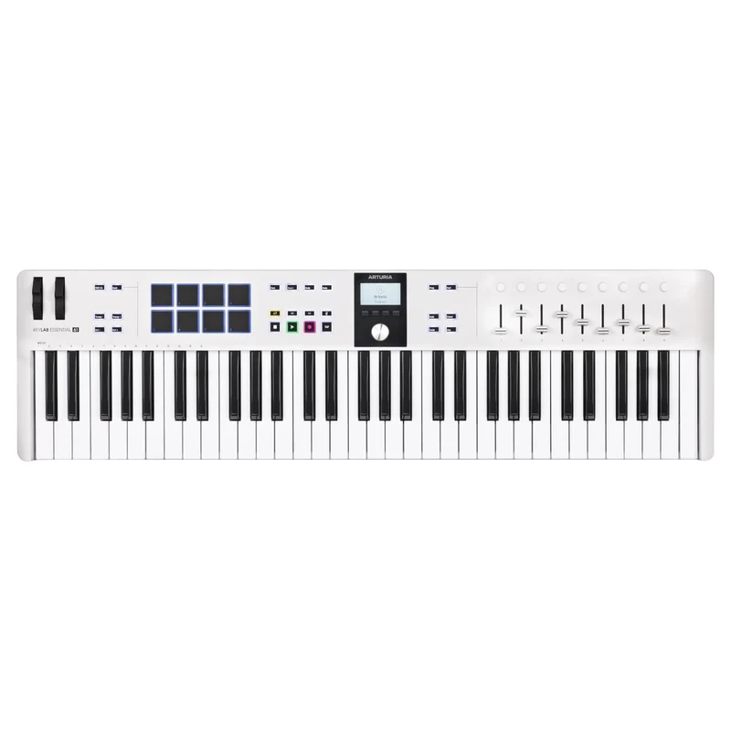 ARTURIA KEYLAB 61 ESSENTIAL MK3 WH TECLADO CONTROLADOR 61 TECLAS BLANCO