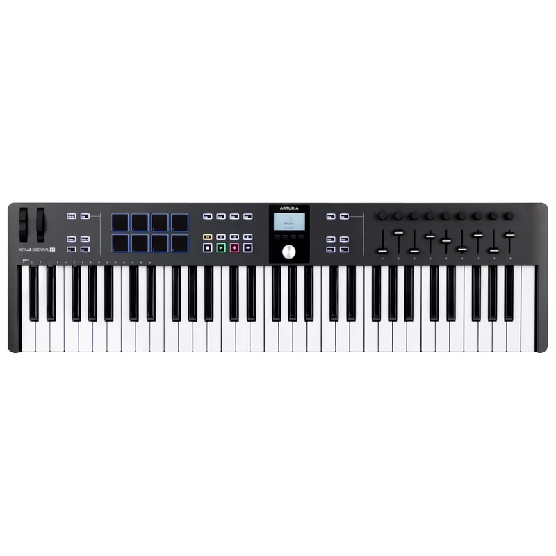 ARTURIA KEYLAB 61 ESSENTIAL MK3 BLK TECLADO CONTROLADOR 61 TECLAS NEGRO