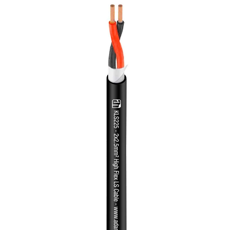 ADAM HALL KLS225 CABLE DE ALTAVOZ TWIN-AX 2 X 2.5MM. UN METRO.