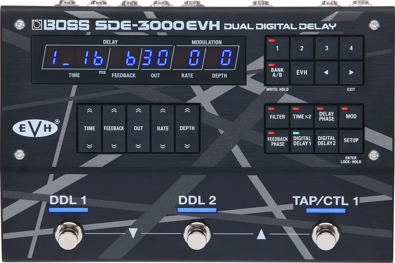 BOSS SDE3000EVH EDDIE VAN HALEN PEDAL DELAY DIGITAL
