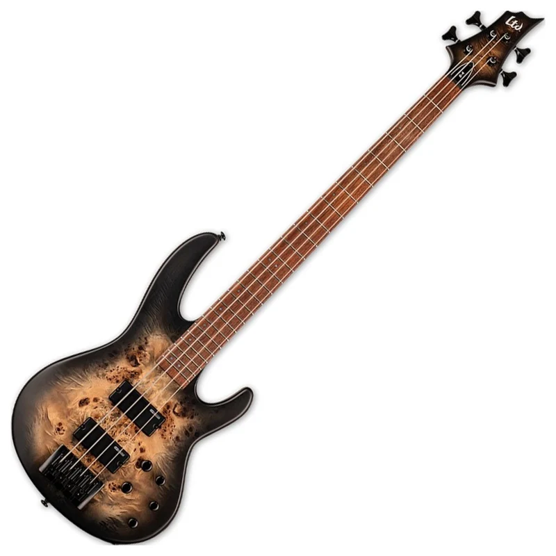 ESP LTD D4 BLKNBS BAJO ELECTRICO BLACK NATURAL BURST SATIN.