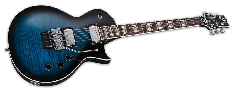 ESP LTD AS1FR BAS ALEX SKOLNICK GUITARRA ELECTRICA BLACK AQUA SUNBURST.