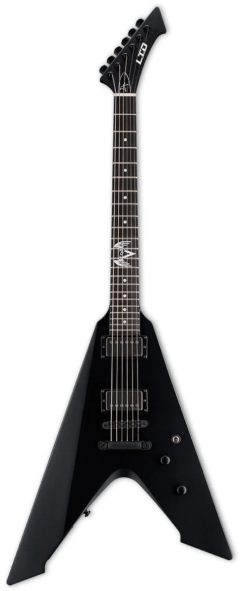 ESP LTD VULTURE BLKS JAMES HETFIELD GUITARRA ELECTRICA BLACK SATIN