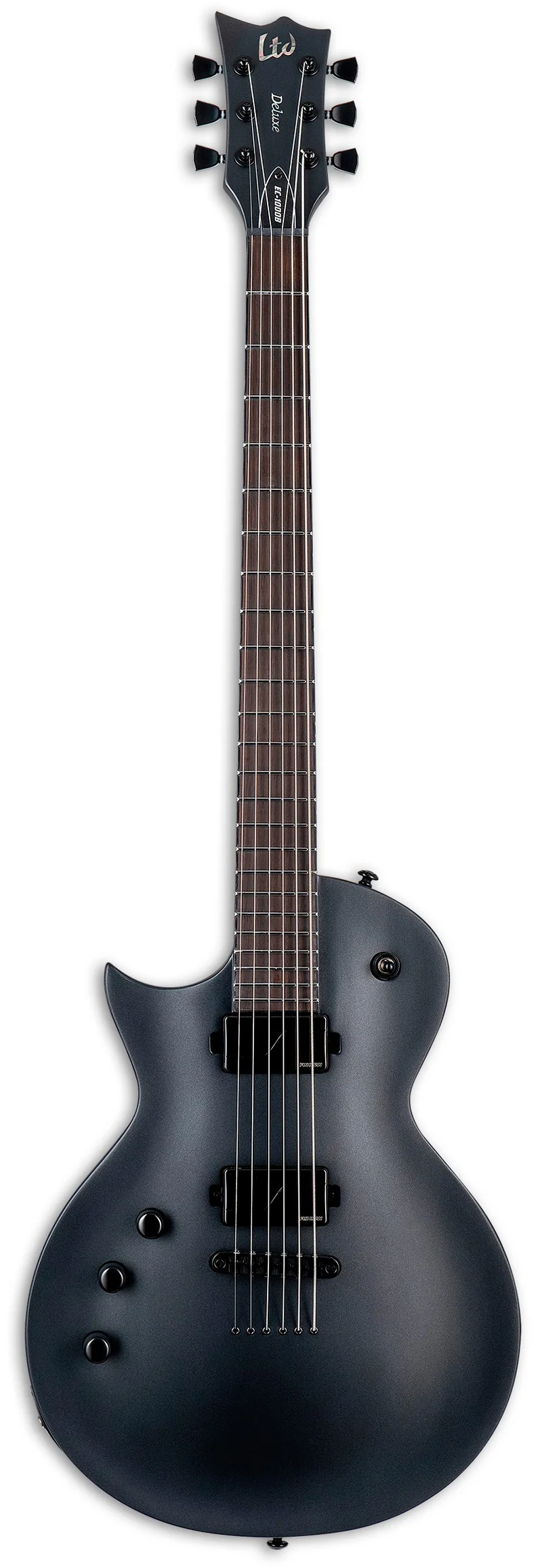 ESP LTD EC1000 BARITONE LH CMS GUITARRA ELECTRICA PARA ZURDOS CHARCOAL METALLIC SATIN