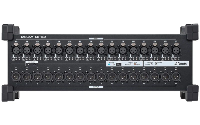 TASCAM SB16D CAJA DE ESCENARIO PARA DANTE