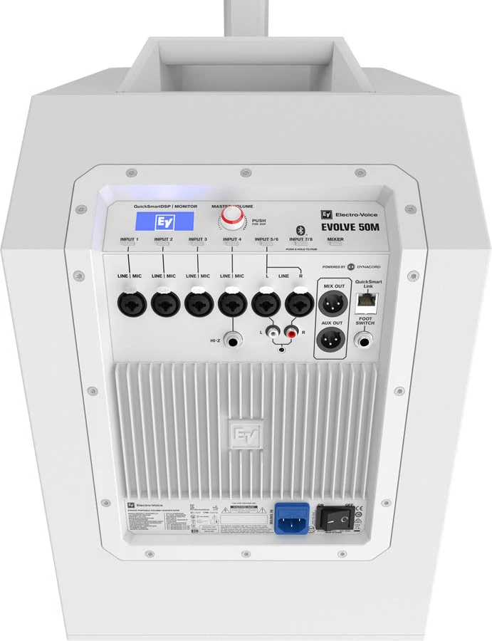 ELECTRO VOICE EVOLVE50M-KW SISTEMA DE SONIDO PORTATIL 12 PULGADAS