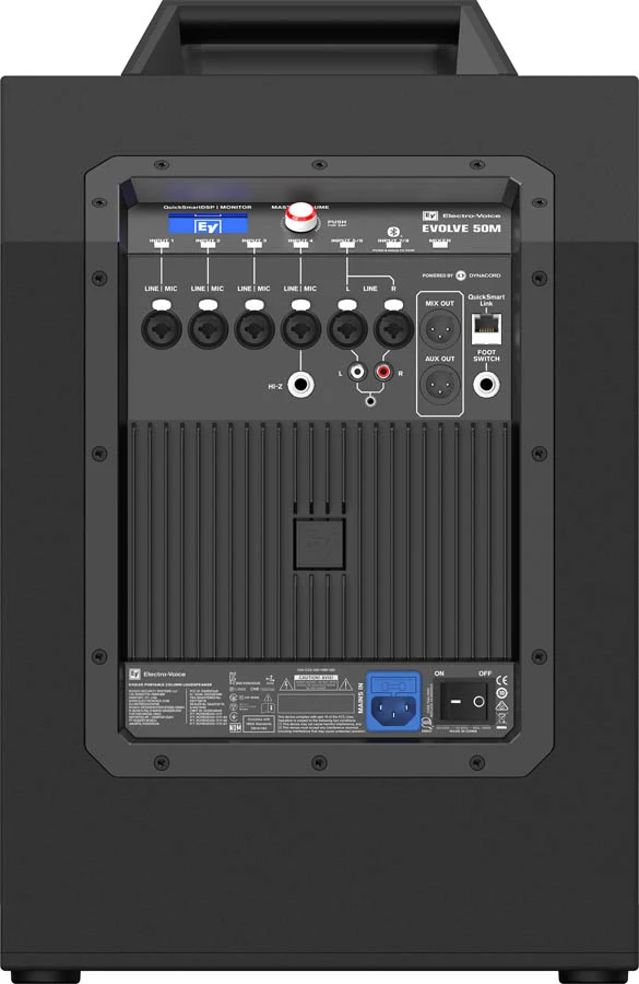 ELECTRO VOICE EVOLVE50M-KB-EU SISTEMA DE SONIDO PORTATL 12 PULGADAS