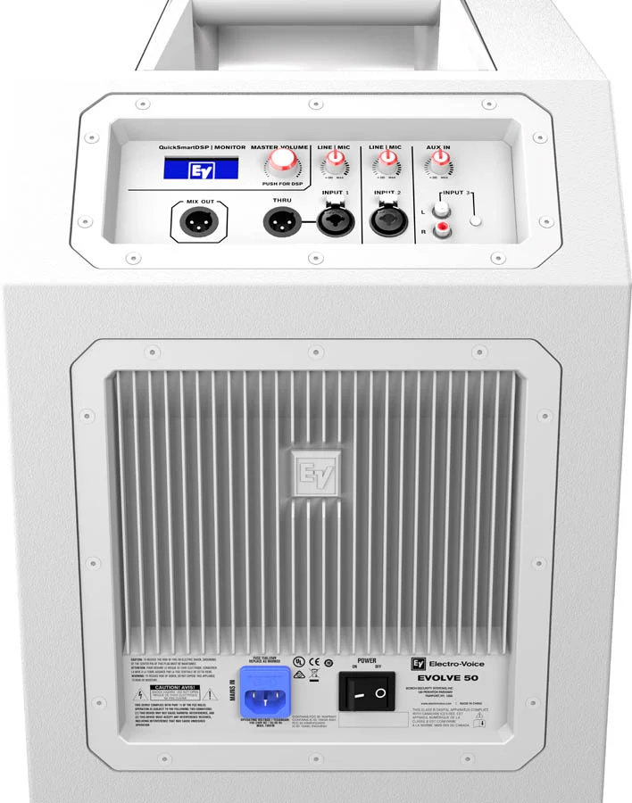 ELECTRO VOICE EVOLVE50-KW SISTEMA DE SONIDO PORTATIL 12 PULGADAS BLANCO