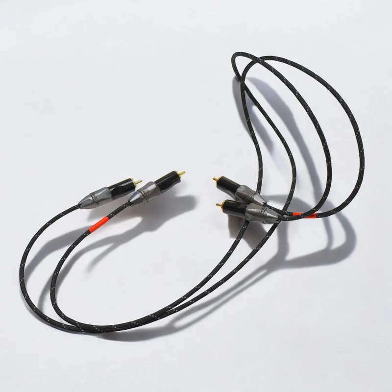 Handcraft RCA Sil-Be | Par de cables RCA de interconexión no balanceados | Más refinamiento, más musicalidad y una conexión analógica más seria | JMI Audio