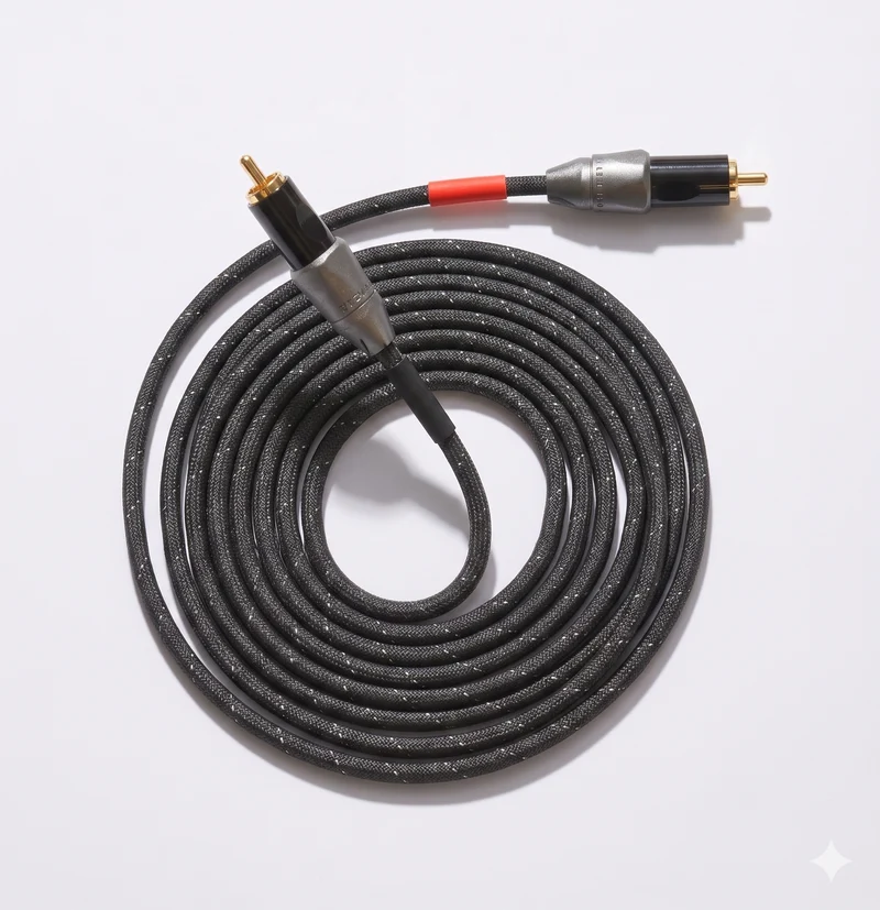 Handcraft Coaxial Sil-BE | Cable coaxial digital artesanal | Más definición, mejor enfoque y una transmisión digital más seria | JMI Audio