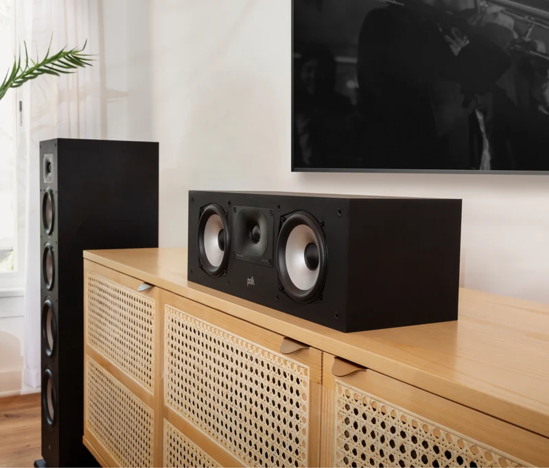 Polk Monitor XT30 | Canal central Hi-Res | Diálogos claros, gran integración y cine en casa serio | JMI Audio