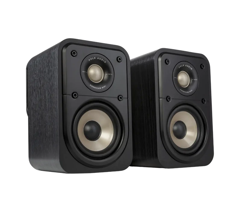 Polk Signature Elite ES10 (par) | Bocinas surround compactas Hi-Res | Sonido claro, montaje en pared y gran integración para cine en casa | JMI Audio