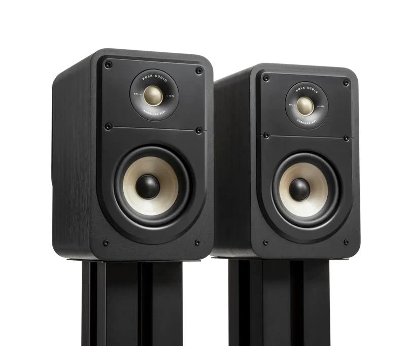Polk Signature Elite ES15 (par) | Bocinas de repisa compactas Hi-Res | Sonido claro, envolvente y fácil de integrar | JMI Audio