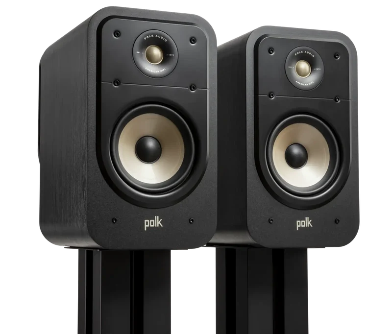 Polk Signature Elite ES20 (par) | Bocinas de repisa Hi-Res | Graves llenos, gran claridad y sonido premium para música o cine en casa | JMI Audio