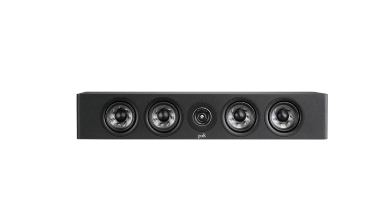 Polk Reserve R350 | Canal central delgado premium | Diálogos claros, formato slim y gran flexibilidad para cine en casa | JMI Audio
