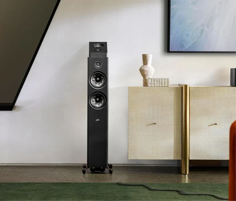 Polk Reserve R600 (par) | Bocinas de torre premium | Graves poderosos, detalle audiófilo y gran balance para estéreo o cine en casa | JMI Audio