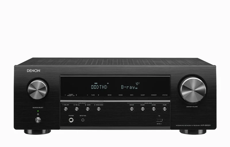AVR-S650H Receptor AV de 5.2 Canales,HDMI 4K ultra,Heos y control de voz | Denon