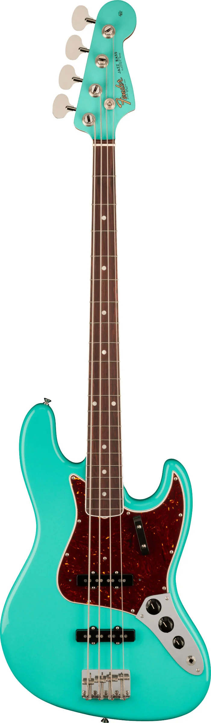 FENDER AMERICAN VINTAGE II 1966 JAZZ BASS RW BAJO ELECTRICO SEA FOAM GREEN