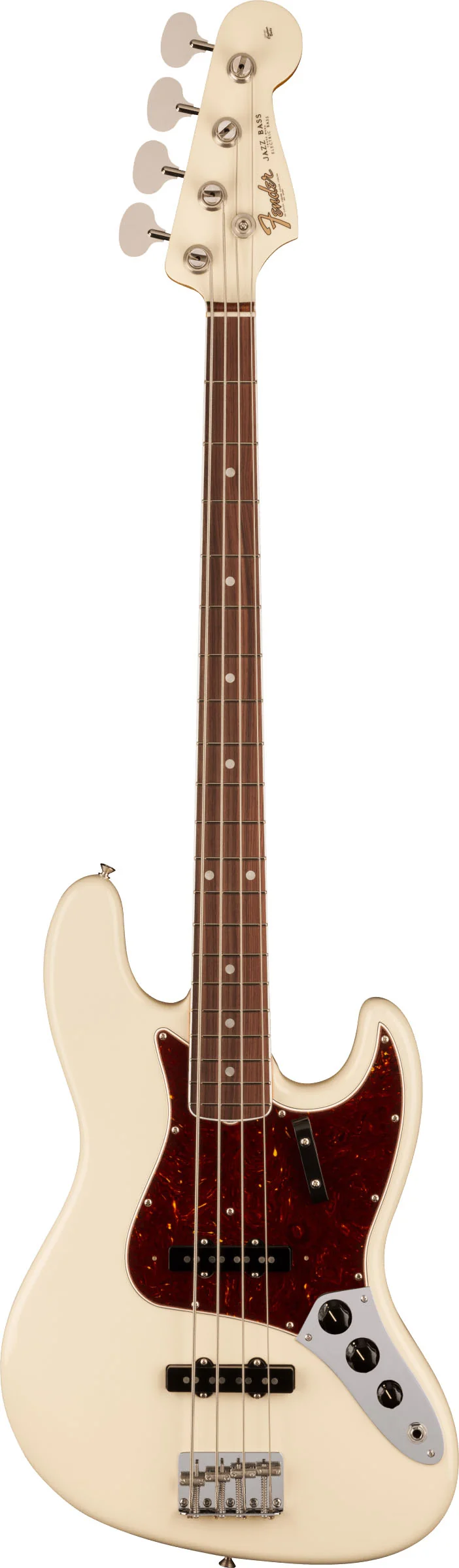 FENDER AMERICAN VINTAGE II 1966 JAZZ BASS RW BAJO ELECTRICO OLYMPIC WHITE