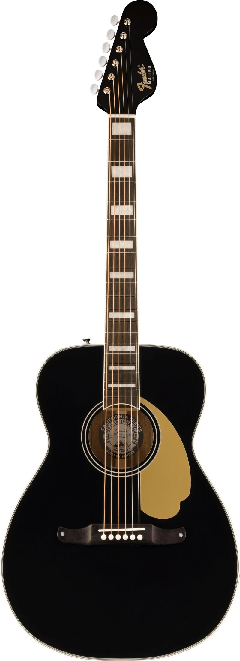 FENDER MALIBU VINTAGE OV GUITARRA ELECTROACUSTICA NEGRA
