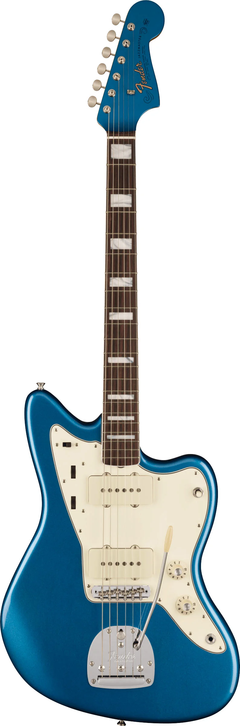 FENDER AMERICAN VINTAGE II 1966 JAZZMASTER RW GUITARRA ELECTRICA LAKE PLACID BLUE
