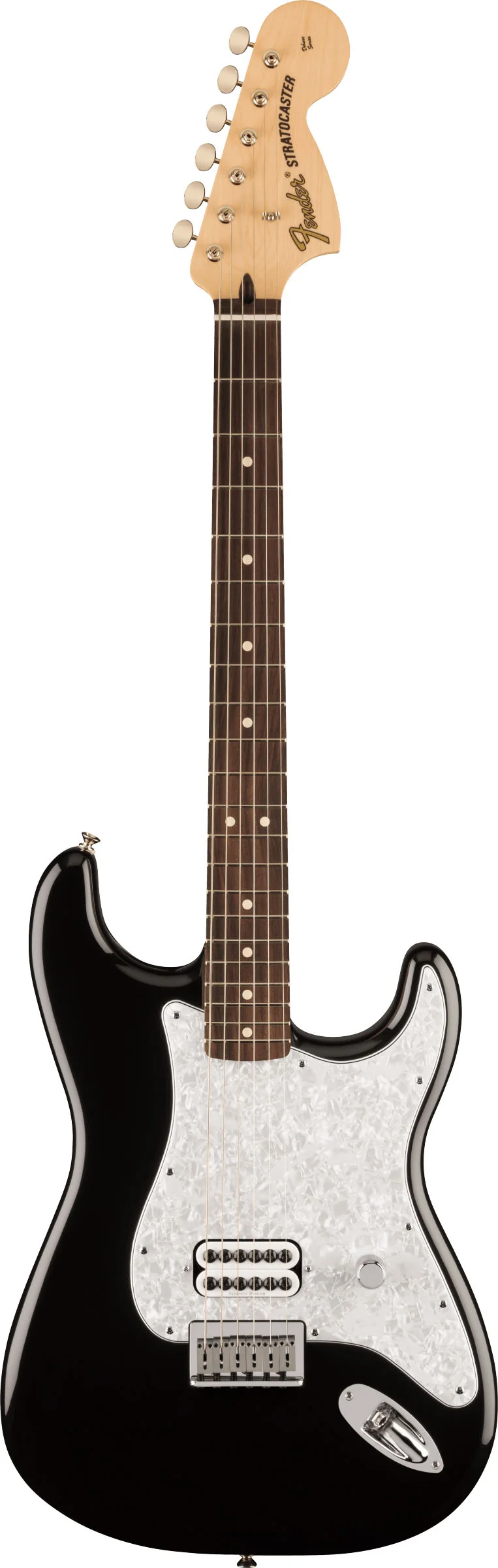 FENDER LIMITED EDITION TOM DELONGE STRATOCASTER RW GUITARRA ELECTRICA NEGRA