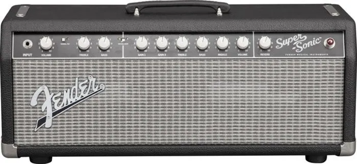 FENDER SUPERSONIC 22 HEAD AMPLIFICADOR CABEZAL BLACK/SILVER