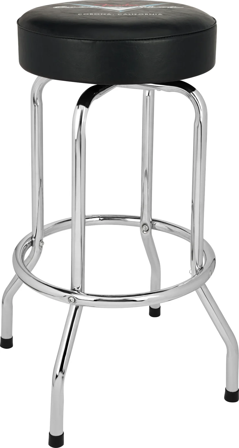 FENDER 9192022006 CUSTOM SHOP CHEVRON LOGO BARSTOOL TABURETE 30 PULGADAS