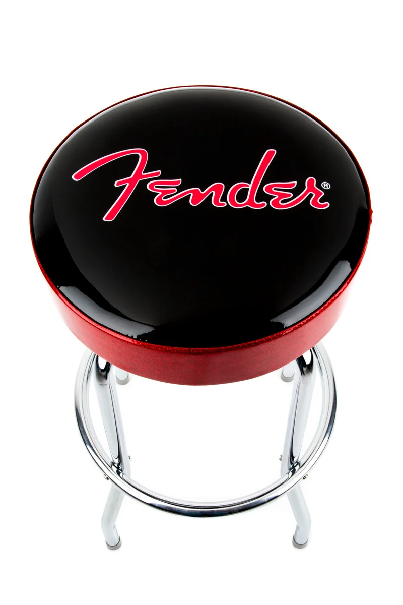 FENDER 9192022003 RED SPARKLE LOGO BARSTOOL TABURETE 30 PULGADAS