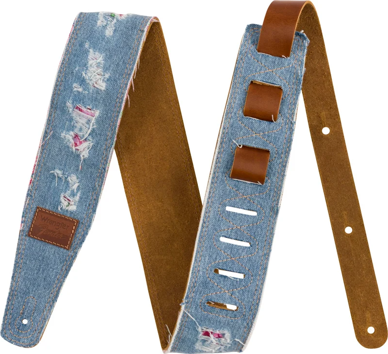 FENDER 0990638011 X WRANGLER RIPPED DENIM CORREA GUITARRA INDIGO