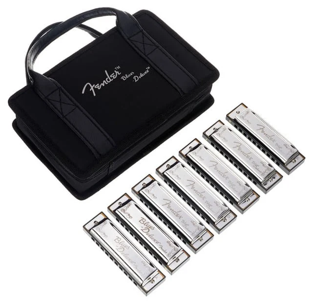 FENDER 0990701049 BLUES DELUXE PACK ARMONICAS CON ESTUCHE