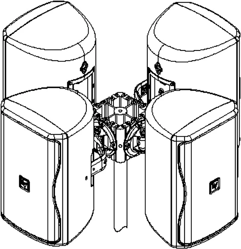 ELECTRO VOICE AB-ZE SOPORTE PARA MONTAJE EN ARRAY ZX1 O EVID