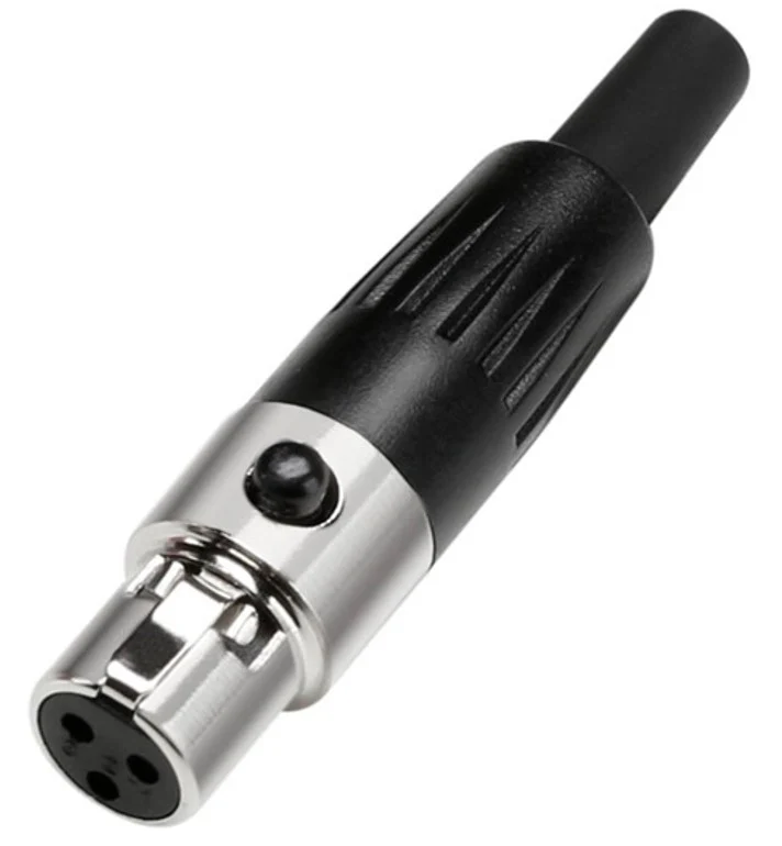 ADAM HALL 7919 CONECTOR MINI XLR DE 3 PINS HEMBRA.