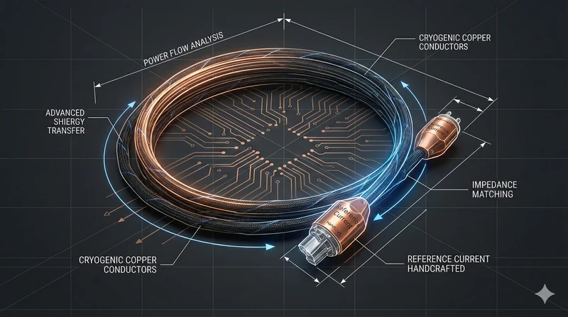 Handcraft Power Cord Standart Current | Cable de poder accesible | Más orden, mejor base y una entrada seria al mundo del cableado audiófilo | JMI Audio