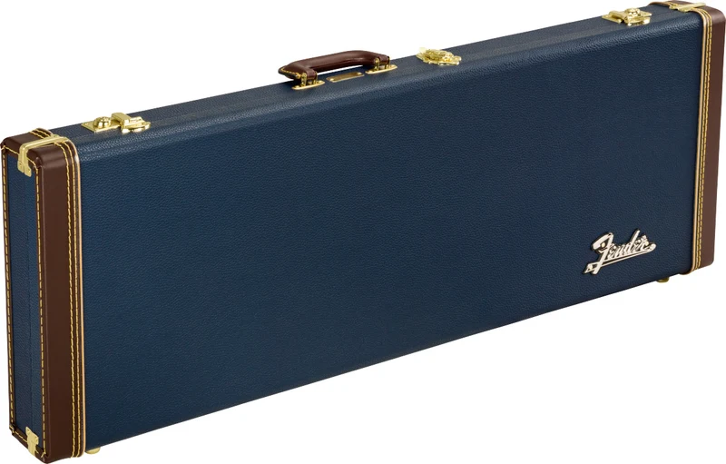 FENDER 0996106302 CLASSIC SERIES WOOD CASE STRAT TELE ESTUCHE GUITARRA NAVY BLUE